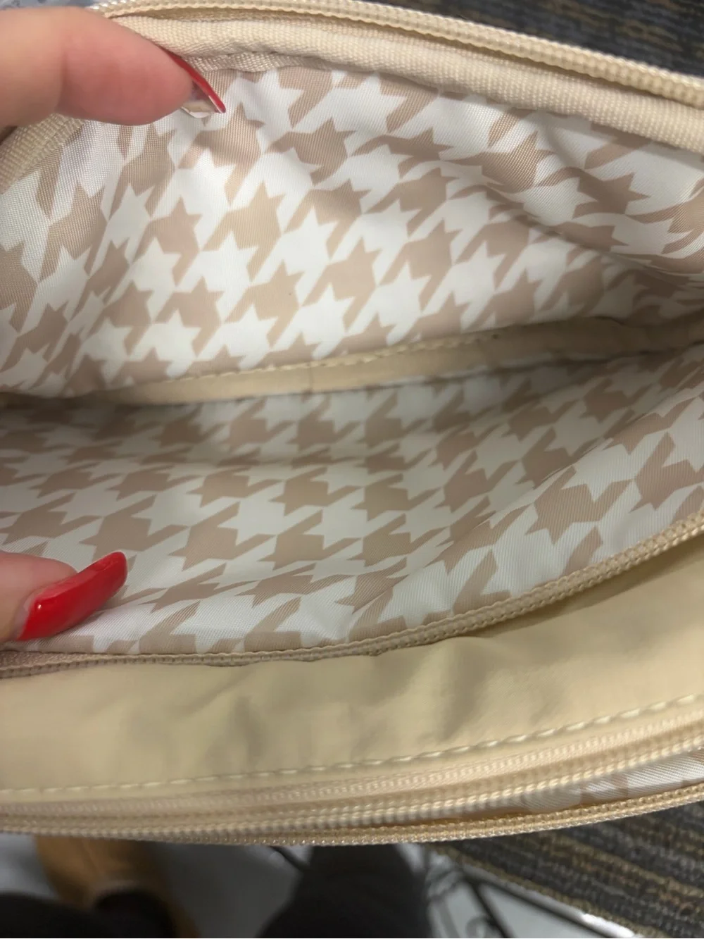 The Cuddle Collab Pet Parent Beige Crossbody Bag